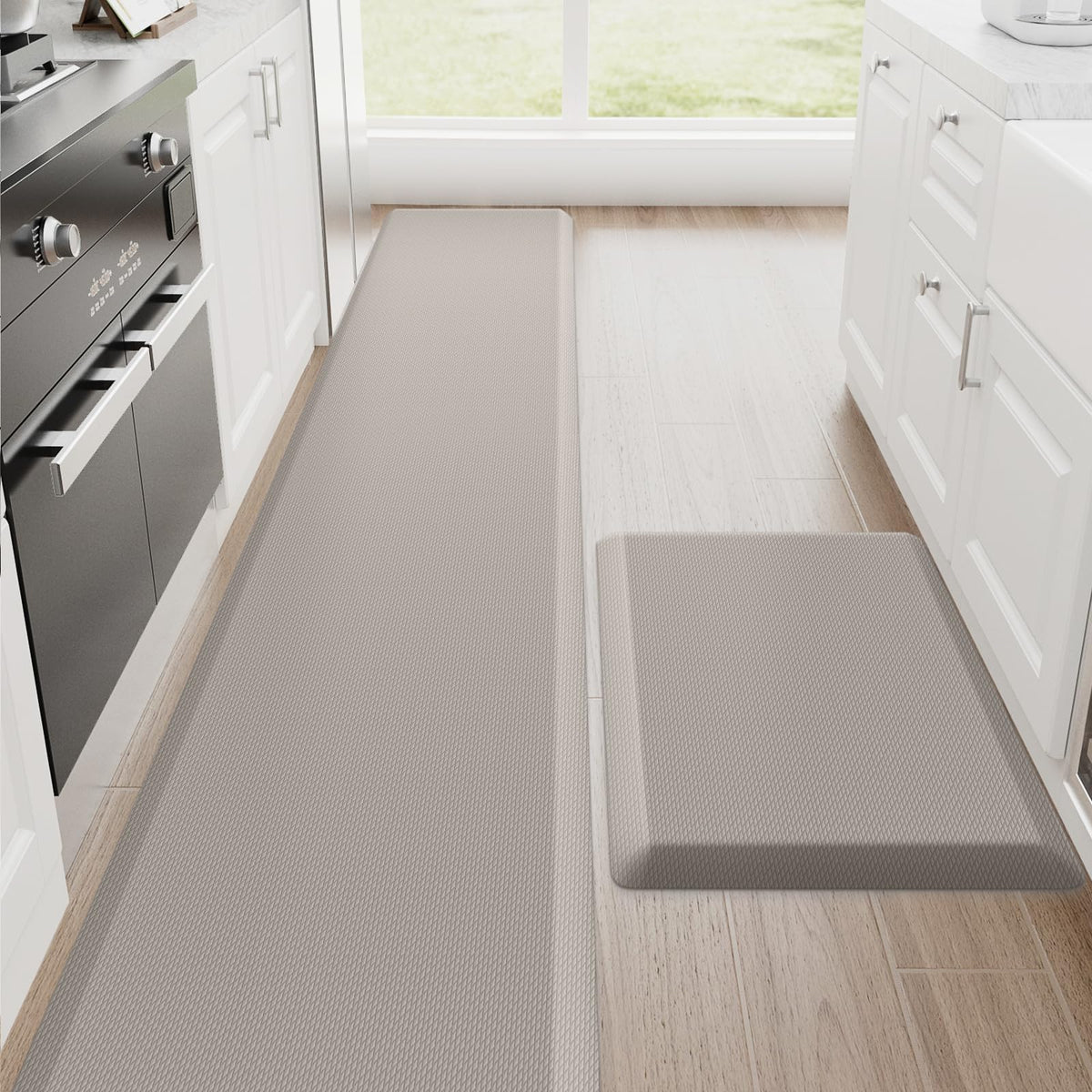 StepRite Kitchen Mats, 2PCS Kitchen Rugs