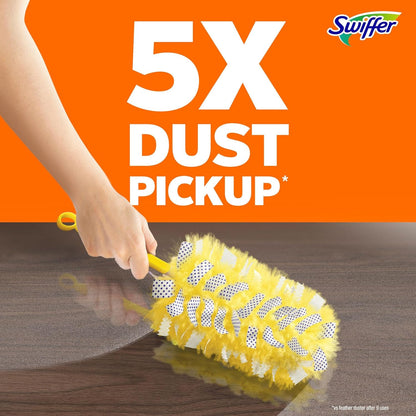 Swiffer Heavy-Duty Dusters Refill – 11-Count, Traps & Locks Dust, Removes 95% of Allergens