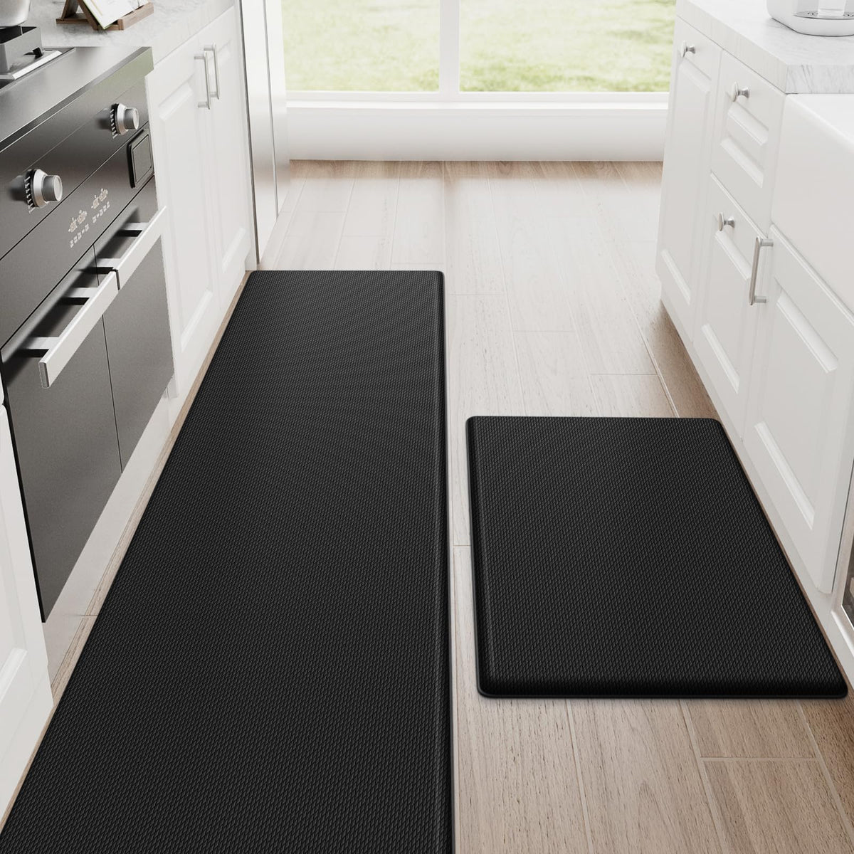 StepRite Kitchen Mats, 2PCS Kitchen Rugs