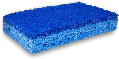 Amazon Basics Non-Scratch Scrub Sponges – 6-Pack, Dual-Sided, Dishwasher Safe & Reusable