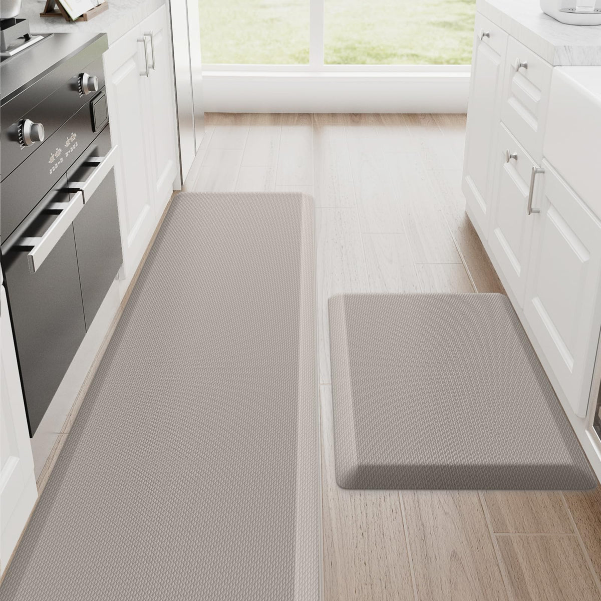 StepRite Kitchen Mats, 2PCS Kitchen Rugs