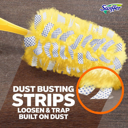 Swiffer Heavy-Duty Dusters Refill – 11-Count, Traps & Locks Dust, Removes 95% of Allergens