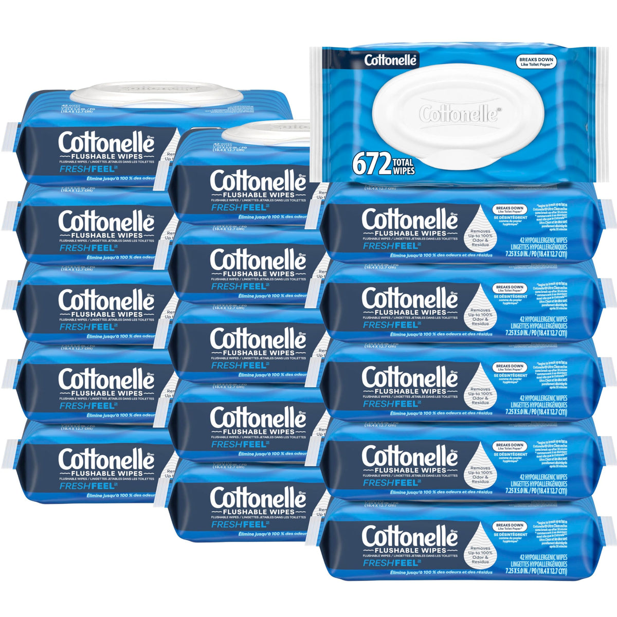 Cottonelle Fresh Feel Flushable Wet Wipes