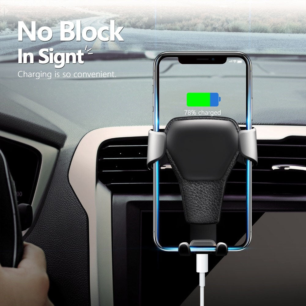 Universal Gravity Air Vent Gravity Car Phone Holder Clip Mount