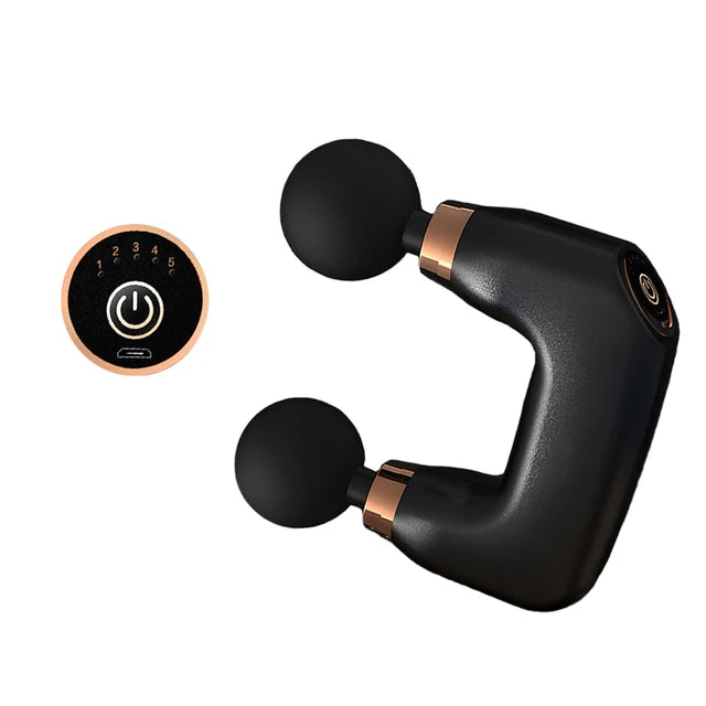 Double Head Muscle Massage Gun – Deep Tissue Fascia Massager for Fitness & Full Body Relaxation