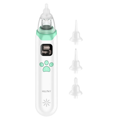 Electric Baby Nasal Aspirator – Rechargeable Portable Nose Cleaner for Infants & Toddlers