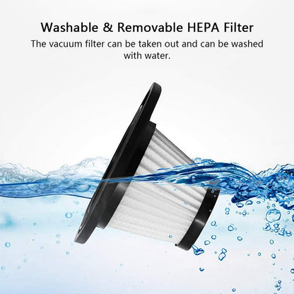 Handheld Vacuum Cleaner Cordless Powerful Cyclone Suction Rechargeable Portable Vacuum Cleaner 6053 for Car Home Pet Hair Quick Charge