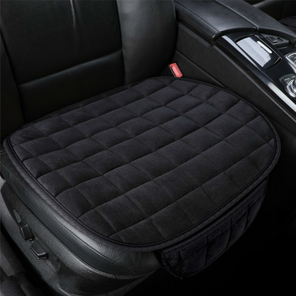 Universal Winter Warm Car Seat Cover Cushion – Anti-Slip Breathable Front Seat Protector Pad for Cars