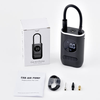 Portable Wireless Tire Inflator Pump – Rechargeable Electric Air Compressor for Car, Bike & Motorcycle Tires