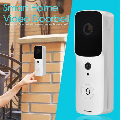 Smart WiFi Video Doorbell Camera – Wireless HD Home Security Doorbell with App Control & Night Vision