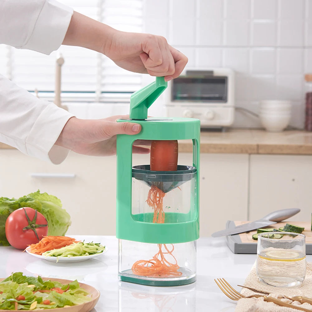Multifunction Manual Vegetable Chopper & Slicer – Fruit, Potato, Carrot & Cucumber Cutter Kitchen Gadget