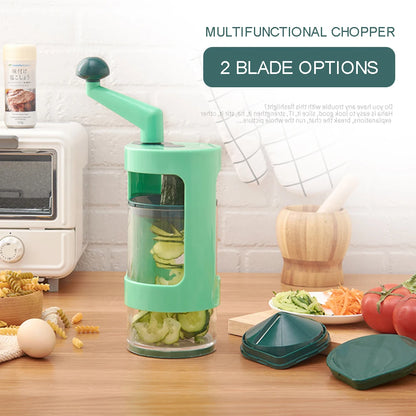 Multifunction Manual Vegetable Chopper & Slicer – Fruit, Potato, Carrot & Cucumber Cutter Kitchen Gadget