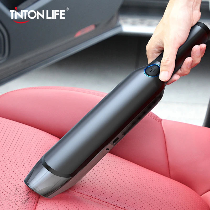 Cordless Handheld Car Vacuum Cleaner – Rechargeable Wet & Dry Cyclone Suction Portable Vacuum for Car & Home